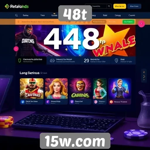 Exploração das principais funcionalidades do site 48t